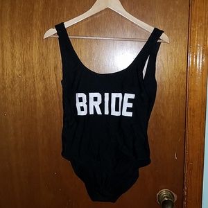 BRIDE one piece bathing suit